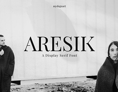 Project thumbnail - Aresik Display Font