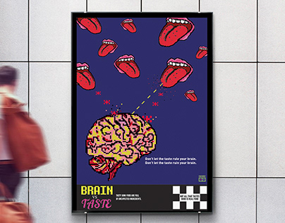 Poster Design Taste Vs Brain