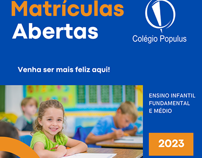 Colégio Populus 2022 - Ensino regular