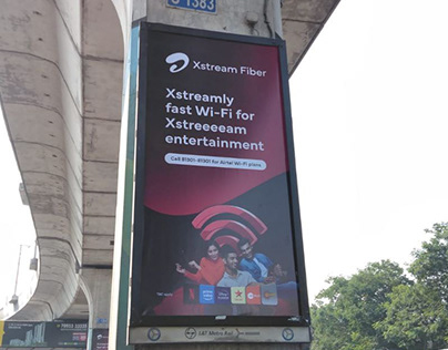 Airtel outdoor campaign
