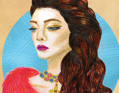 The Vodafone NZ Music Awards poster Lorde