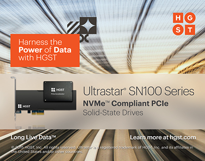 HGST's "Harness the Power of Data" Ad Campaign
