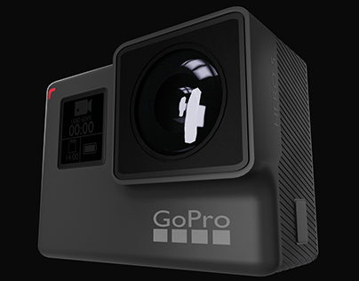 GoPro 3d PRODUCT VISUALIZATION (Personal Project)