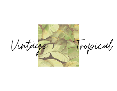 VINTAGE TROPICAL : A Lingerie Collection.