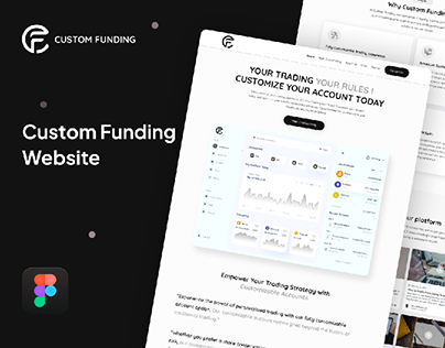 Custom Funding/ Trading Website | UX/UI Design