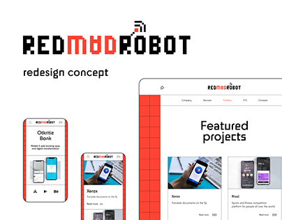 Redmadrobot — redesign concept