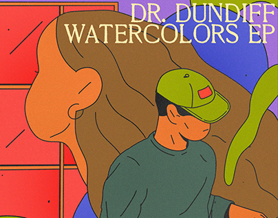 Dr. Dundiff - Watercolors EP and single Cover Artwork