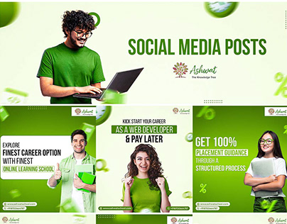 Social media post design for "Ashwat School"