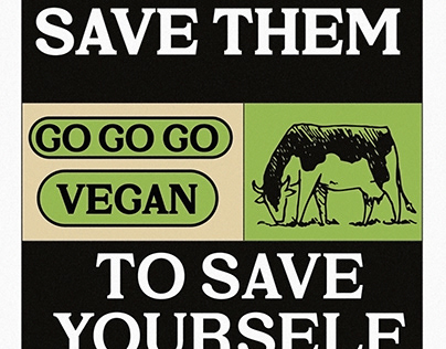 Vegan Activism Poster Design