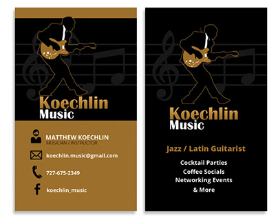 Koechlin Music Business Card