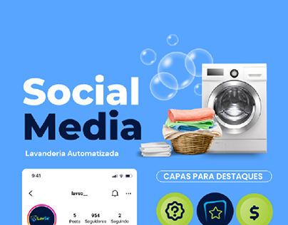 Social Media - Lavanderia Automatizada