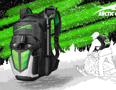 Arctic Cat snowmobile backpack