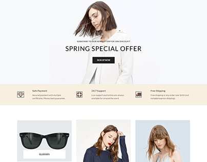 Shopify Store Home Page Fashion Website by gtechgobinda