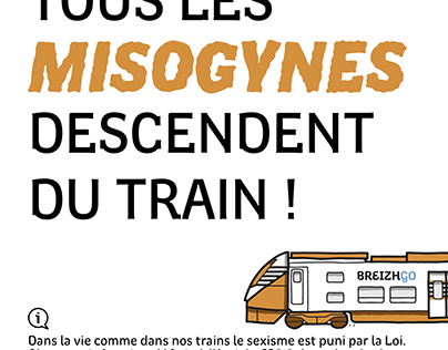 Campagne contre le sexisme - SNCF TER BreizhGo