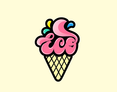 Ice cream company logo