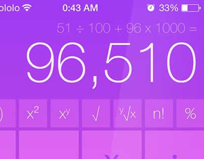 Daily UI #004 + #005: Calculator App + Icon by MD