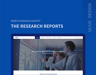 The Research Reports-Website Redesign Concept
