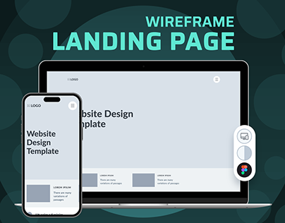 Landing Page Wireframe #90
