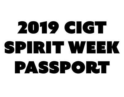 2019 CIGT Spirit Week Passport