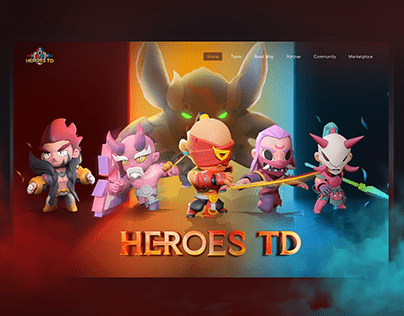 HeroesTD Dapp UI