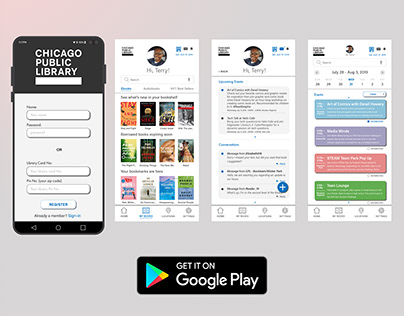 UX Case Study - Chicago Public Library App - Android
