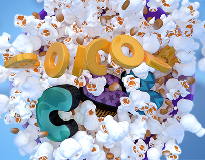 Popcorn Club | logo animation