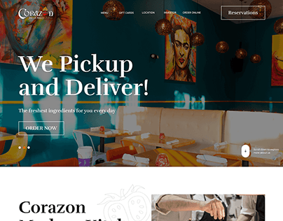Corazon taste of mexico | Landing Page