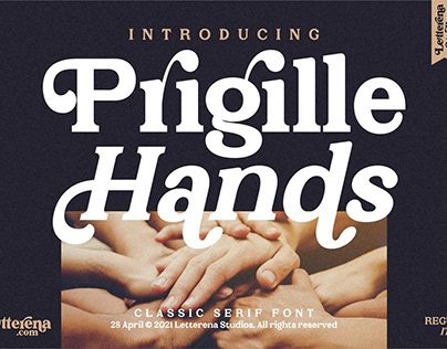 Prigille Hands - Luxury Serif Font