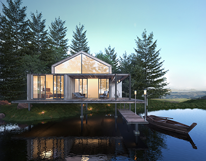 Vray render - Lake House