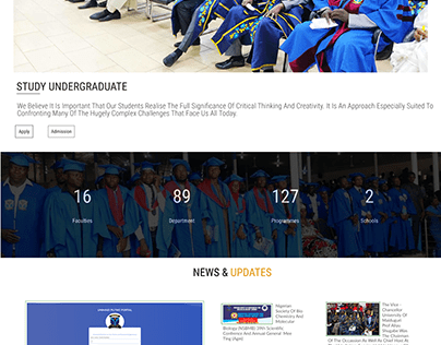 recreation of the university of maiduguri website