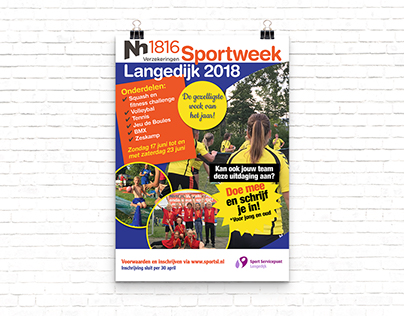 Poster Sportweek Langedijk