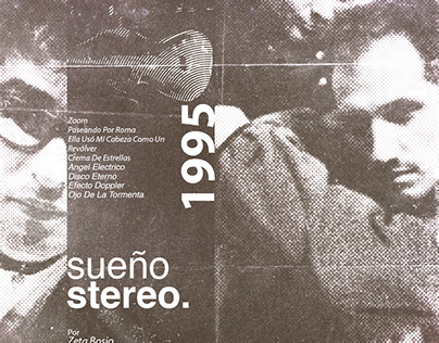 Soda Stereo Sueño Stereo Poster