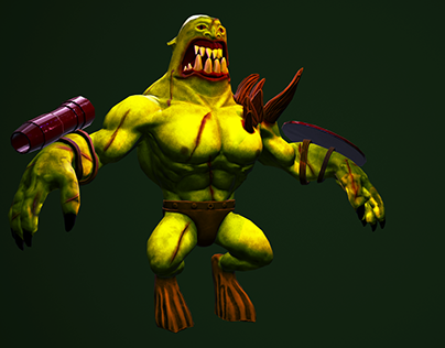 Giant Warrior Beast (Character Modeling)