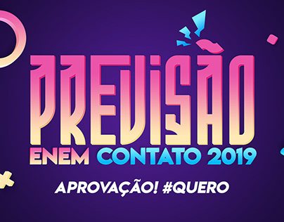 Project thumbnail - PREVISÃO CONTATO 2019