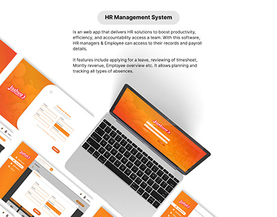 JMP HR Management System High-Fidelity Wireframe