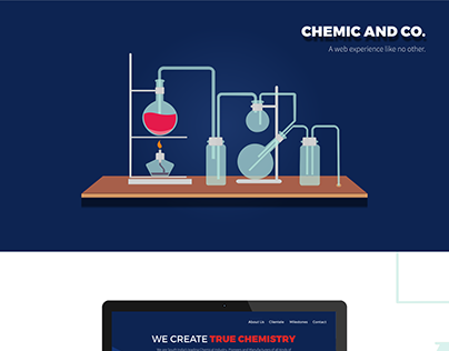 Chemical Company Website UI