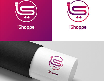 "Ishoppe" Online Shopping Logo Design