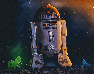 R2D2 | Star Wars | Highlighted | Before & After!