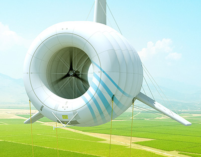Airborne Wind Turbine Visualizations