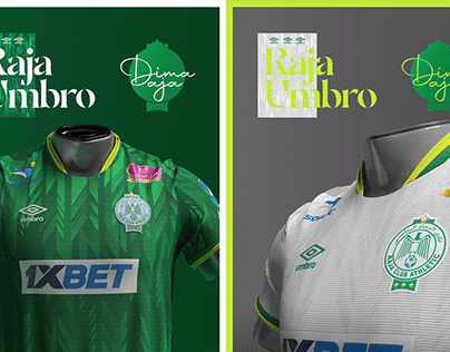 Raja X Umbro 2023 Official home/away kit in 3d