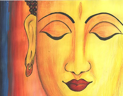 Painting - Gautam Budha