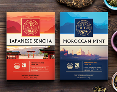 Tea boxes (packaging) design