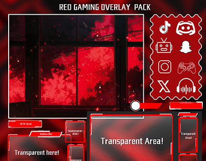 Red Twitch Gaming stream package