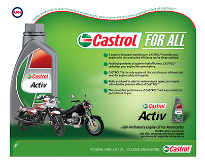 Castrol Print Ads ( Out of Brand Guide :) )