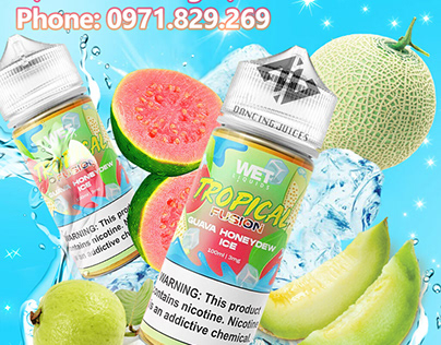 WET TROPICAL FUSION Guava Honeydew Ice 100ml