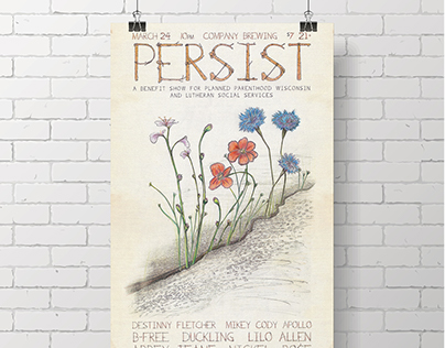 Persist - Planned Parenthood Benefit Poster