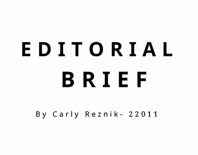 Editorial Brief
