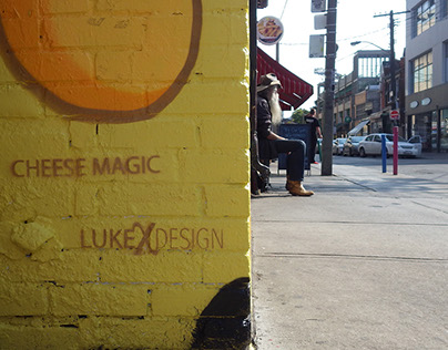 Commissioned mural Cheese Magic, TORONTO