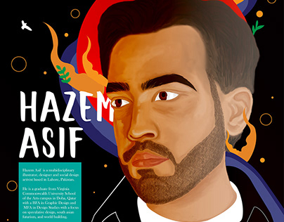 World Of Hazem (Infographic Poster)