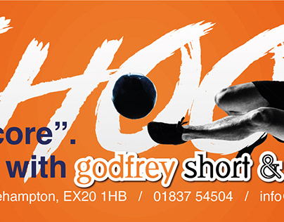 Fun sponsorship boards for Godfrey, Short & Squire